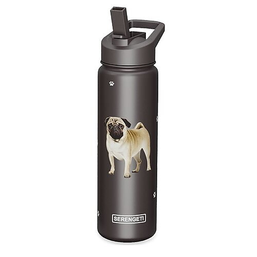 Water Bottle - Pug